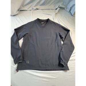 ASHWORTH LADIES Golf V-NECK PULLOVER WINDBREAKER W Pockets Navy Blue Women’s